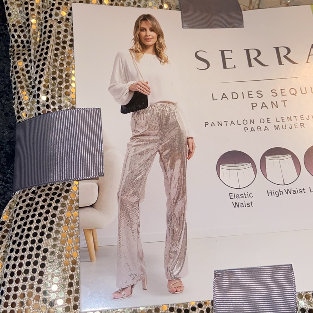 NWT SET Bomber Bling Jacket and Sequin pants set
